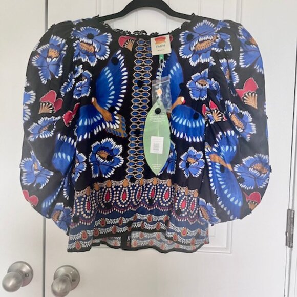 Ainika Sparkle Black Short-Sleeve Blouse -NWT - Picture 5 of 7